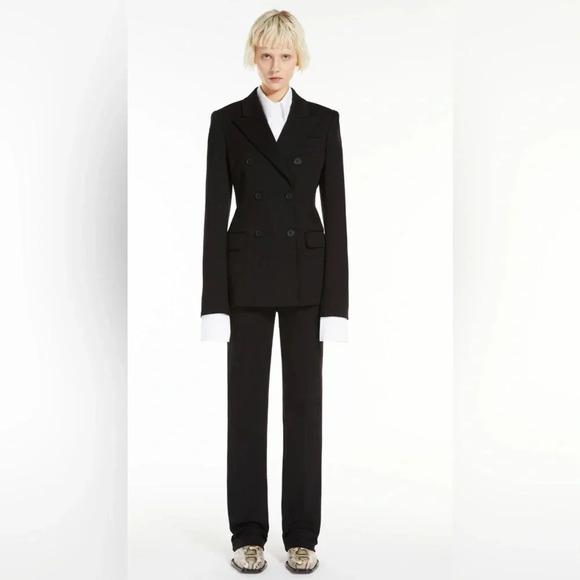 MaxMara black trousers sz 10 - Picture 1 of 5